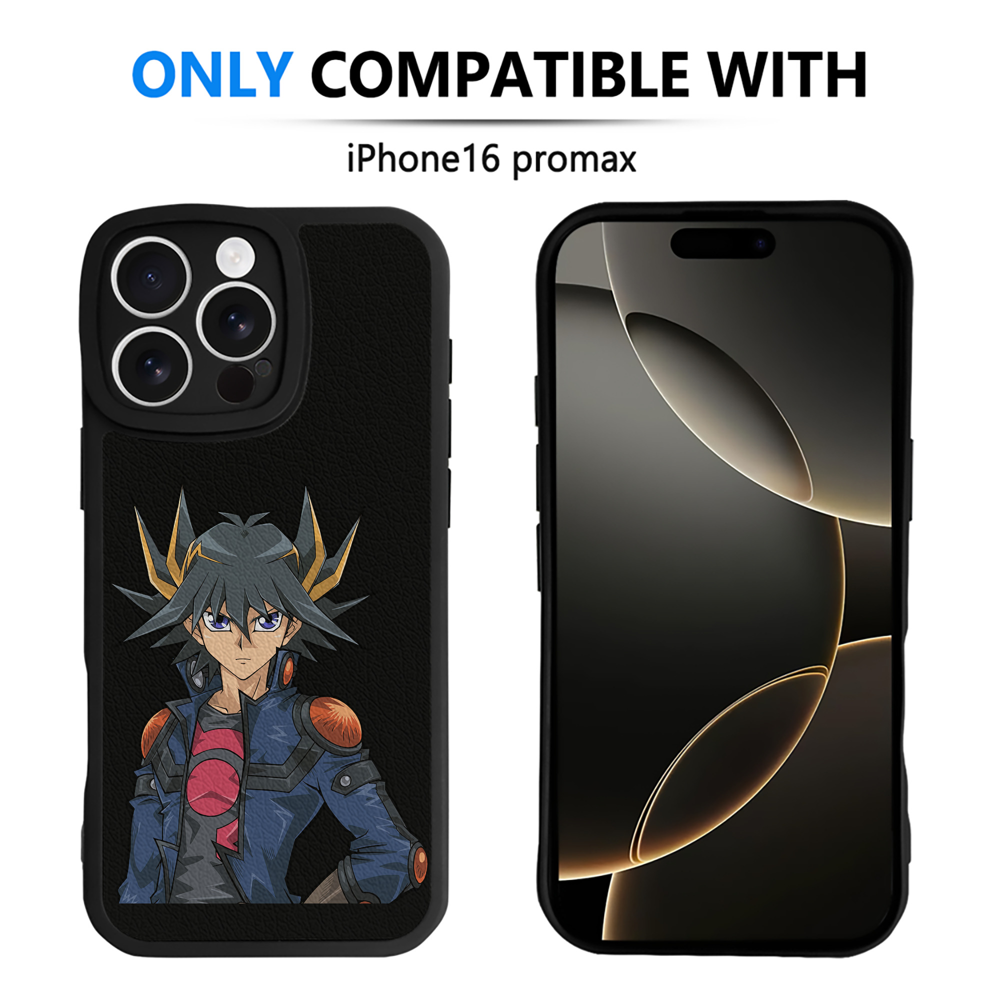 遊☆戯☆王 Yu-Gi-Oh! 【iPhone 16シリーズ対応】シリコンスマホケース（レザー調） 材質：シリコン